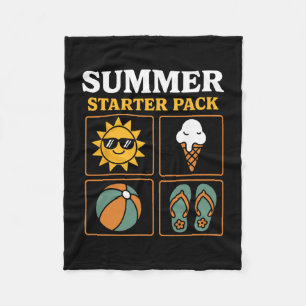 Zomer Startpakket Sun Flip Flops Ll En Ijsje Fleece Deken