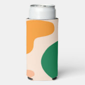 Zomer Strand Abstract Patroon Kleurrijke Regenboog (Seltzer Achterkant)