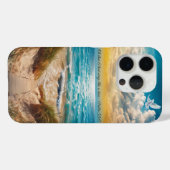 Zomer strand iPhone hoesje met inspirerende Psalm (Achterkant (horizontaal))