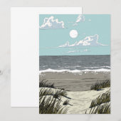 Zomer Strand Locatie Kaart (Voorkant / Achterkant)