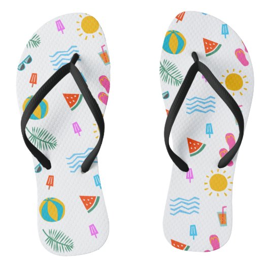 Zomer Strand Patroon Paar Teenslippers (Voetbed)