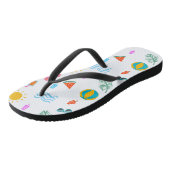 Zomer Strand Patroon Paar Teenslippers (Schuin)