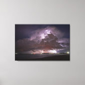 Zomer strand Storm Canvas Afdruk (Voorkant)