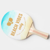 Zomer Strand Thema Monogram Tafeltennisbatje (Zijkant)