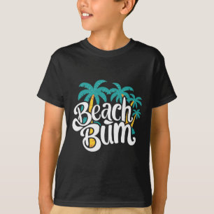 Zomer Strand Zanderige Oceaan Vibe En Golven Surfi T-shirt