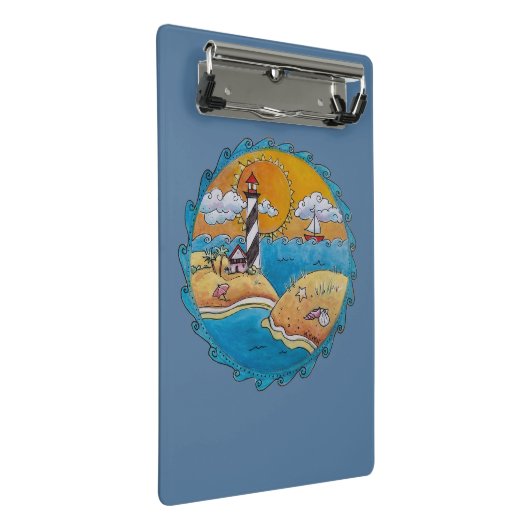 Zomer-strandsport kust mini klembord (Schuin)