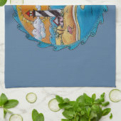 Zomer-strandsport kust theedoek (Gevouwen)