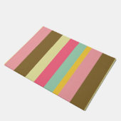 Zomer Stripe Kleurenpalet Ontwerp Deurmat (Schuin)