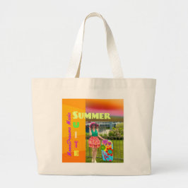 Zomer Suite Grote Tote Bag