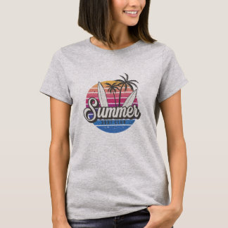 Zomer Surf Club Dames T-Shirt