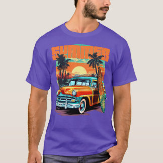Zomer Surf Woodie T-shirt