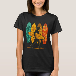 Zomer Surfboarder Golf Surfplank Strand Su T-shirt
