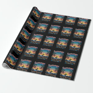 Zomer - Surfen is het meest vette omslagpapier Cadeaupapier