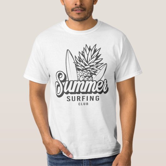 Zomer Surfing Club T-shirt (Voorkant)
