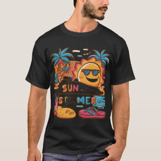 Zomer t shirt ontwerp, Strand t-shirt ontwerp.