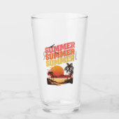 Zomer tekst ontwerp glas (Voorkant)