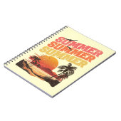 Zomer tekst ontwerp notitieboek (Linkerzijde)