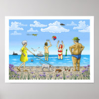 Zomer tijd op het strand 