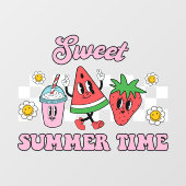 Zomer Tijd Raamsticker (Vel)