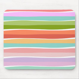 Zomer trillende streep kinder muismat