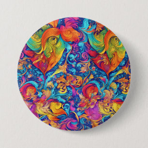 Zomer tuin ronde button 7,6 cm