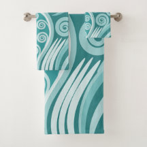 Zomer Turquoise Abstract Varentak