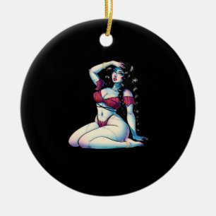 Zomer tussen Classic Chill Meme Keramisch Ornament