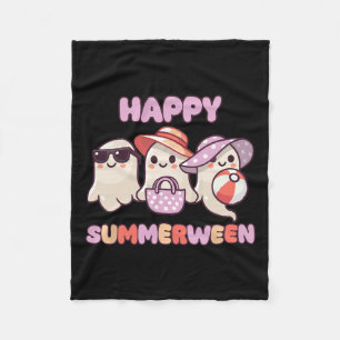 Zomer tussen Halloween Ghost Fleece Deken