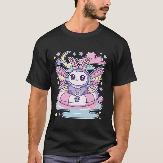 Zomer Tussen Moth Fairy Pool Side Party Chilling P T-shirt (Voorkant)
