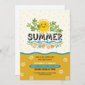 Zomer Uitnodiging Flyer (Voorkant / Achterkant)