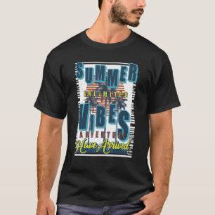 Zomer Un Vibes Avontuur Strand Vakantie T-shirt