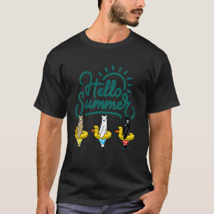 Zomer Vakantie Leuke Mannen Vrouwen Tiener Kinder T-shirt