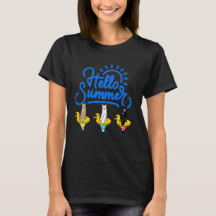 Zomer Vakantie Leuke Mannen Vrouwen Tiener Kinder  T-shirt