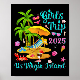 Zomer Vakantie Meisjes Trip US Maagdeneilanden 202 Poster
