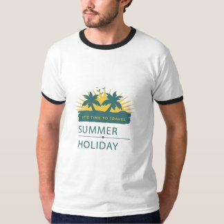 Zomer vakantie vakantie landschap t-shirt