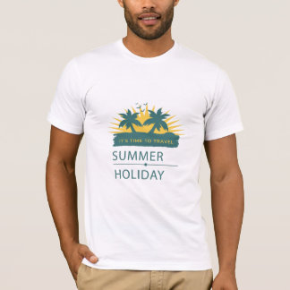 Zomer vakantie vakantie landschap t-shirt