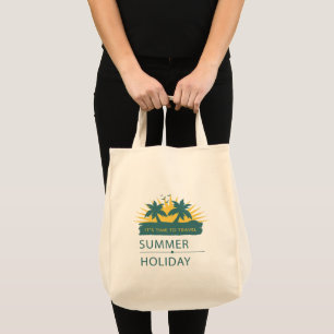 Zomer vakantie vakantie landschap tote bag