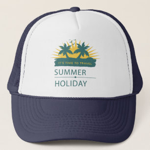Zomer vakantie vakantie landschap trucker pet