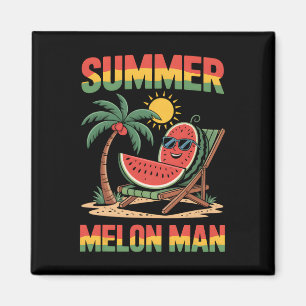 Zomer Vakantie Watermeloen Strand Dek Chai Magneet