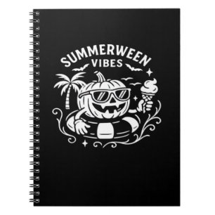 Zomer Vakantie Zomer Vibes Pompoen Zwembad Floa Notitieboek