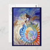 Zomer van de liefde briefkaart (Voorkant / Achterkant)