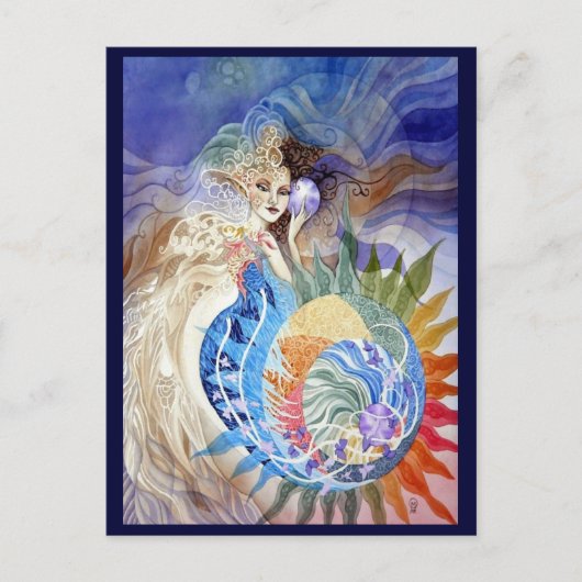 Zomer van de liefde briefkaart (Voorkant)