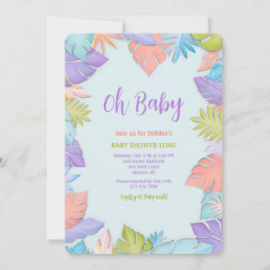 Zomer vertrekt uitnodiging