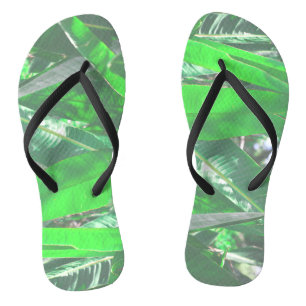 Zomer Vibes Banana Boom laat Bleek groen deegsel o Teenslippers