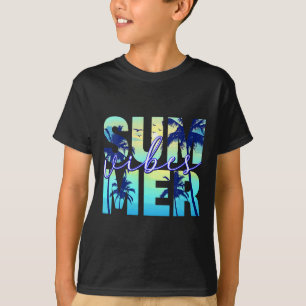 Zomer Vibes Familie Vakantie Meisjes Trip Matching T-shirt