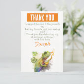 Zomer Vibes Kameleon Cocktail - Verjaardag Bedankkaart (Staand voorkant)