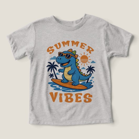 Zomer Vibes, Leuke Dinosaurus Kinderen (Design voorkant)