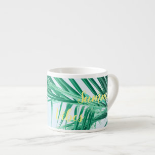 Zomer Vibes Palm Bladeren Espresso Koffiemok Kop