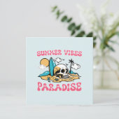 Zomer Vibes Paradijs - Skull (Staand voorkant)