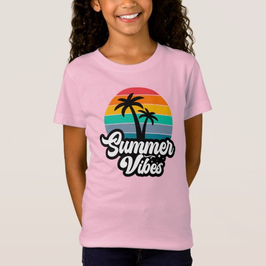 Zomer Vibes Paradise-32922 T-shirt (Voorkant)